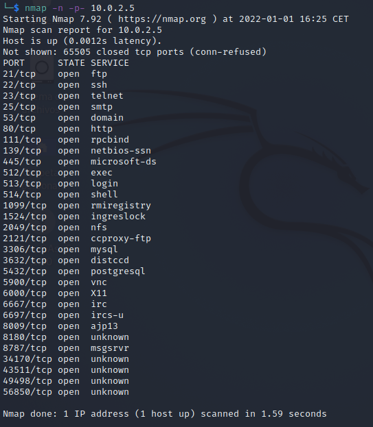 nmap allports